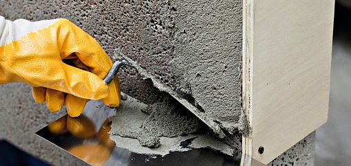 Beton repareren, betonrot herstellen, beton maken