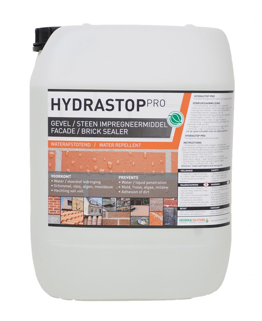 Hydrastop Pro, Beton impregneren, Steen impregneren, steen waterdicht maken