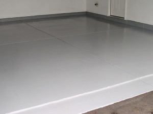 Oppervlakte beton sealers - acryl op garagevloer